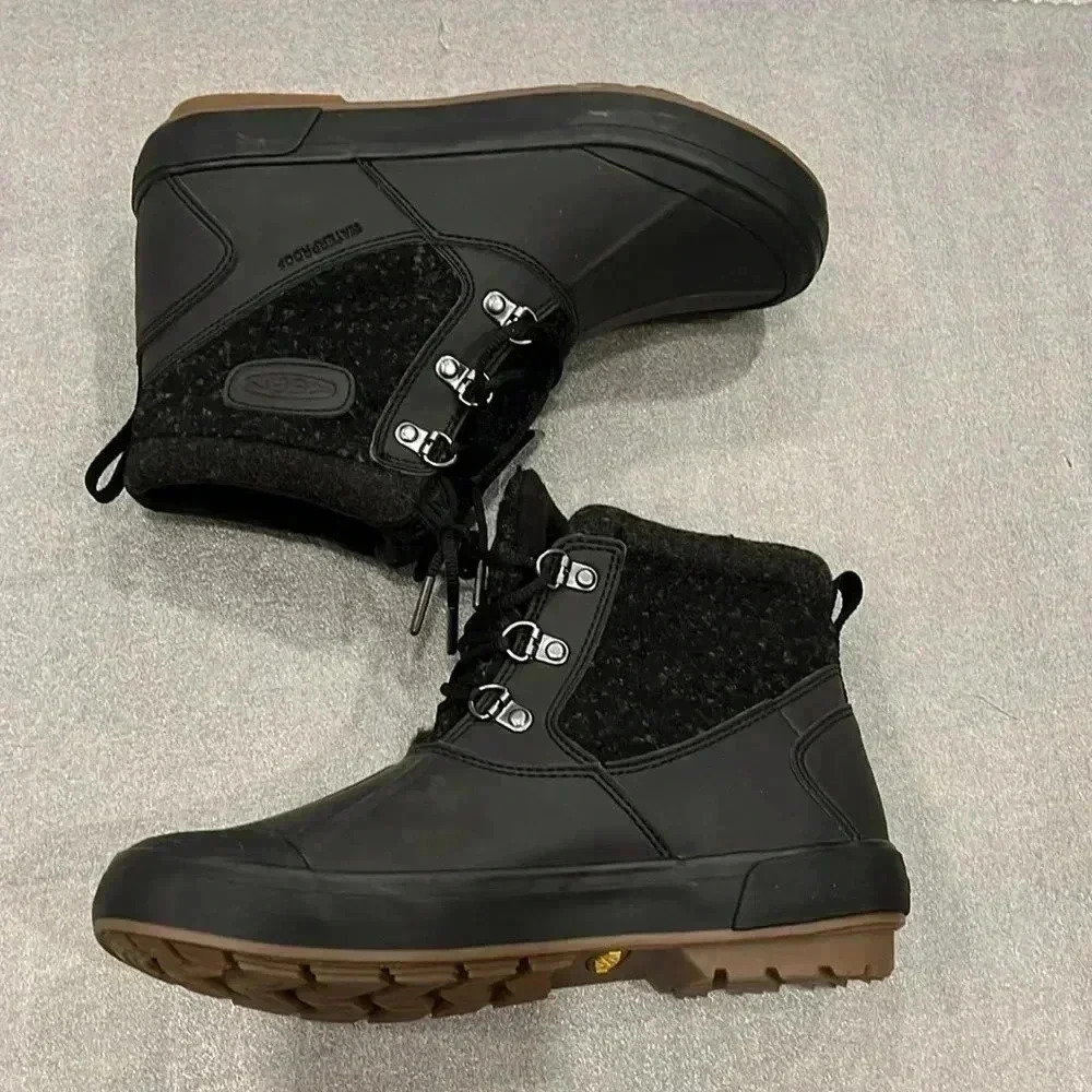 [US6]Keen Belleterre Ankle Wool Waterproof Winters Boots- Women  or Big Kids